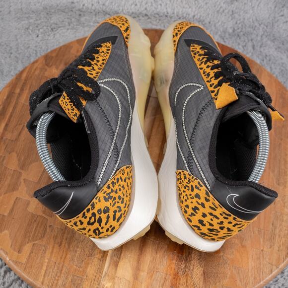 Nike Waffle Racer 2X Leopard DC9208-001 Womens Sz 10.5 Black Orange Animal Print - Picture 6 of 9